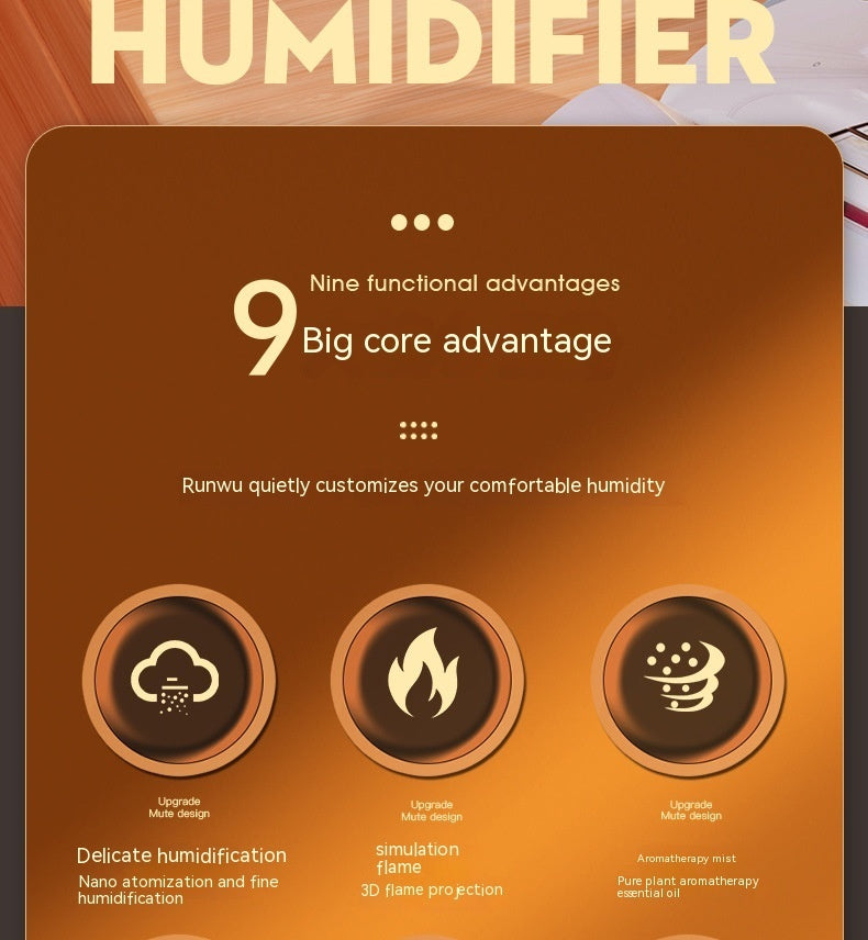 Flame Humidifier and Diffuser