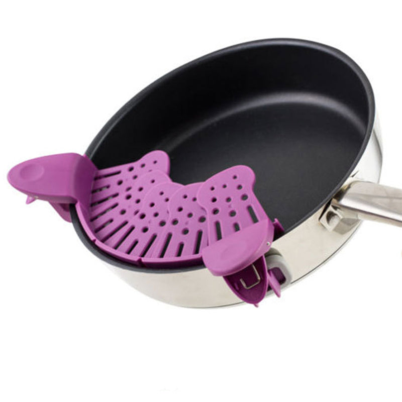 Universal Silicone Pan Strainer