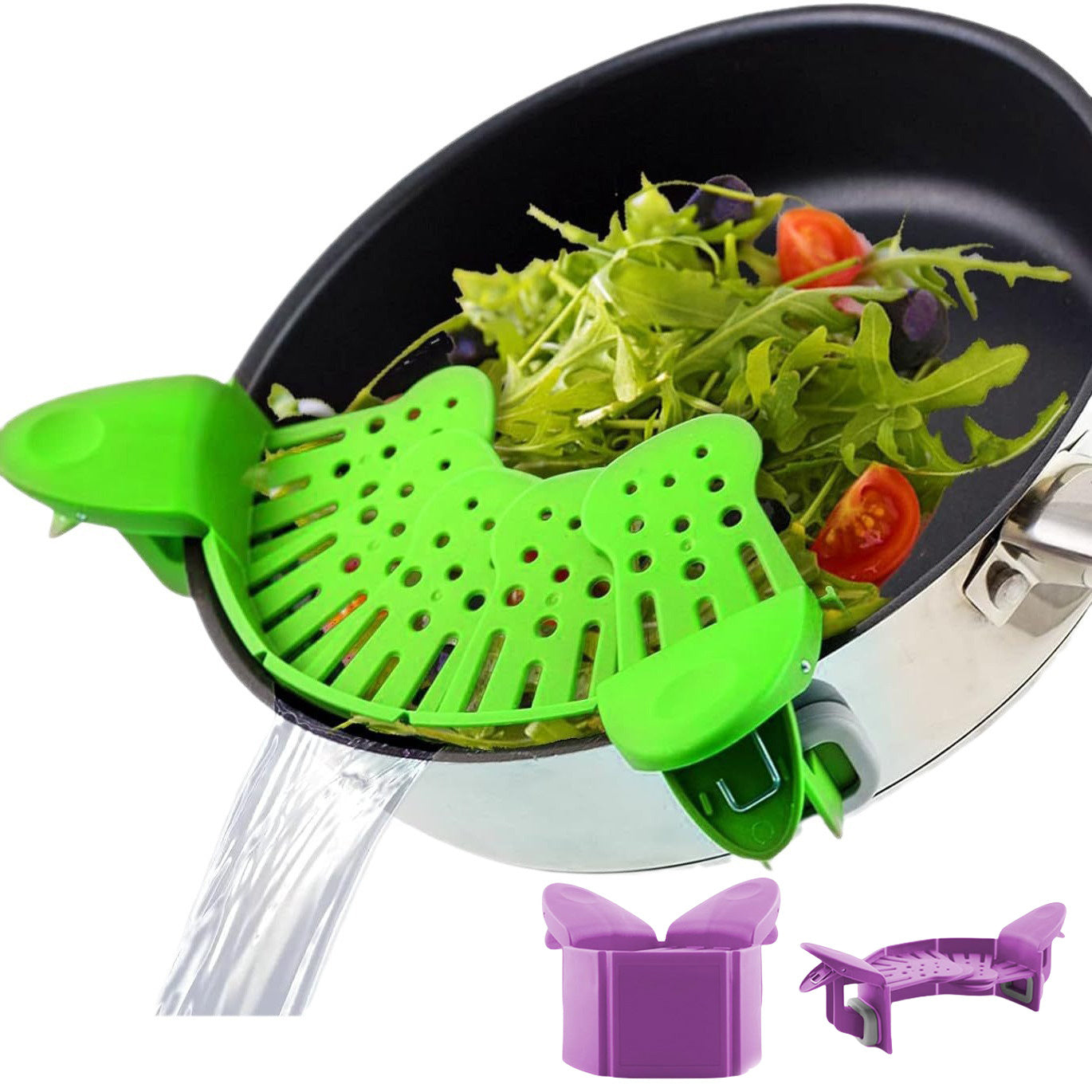 Universal Silicone Pan Strainer