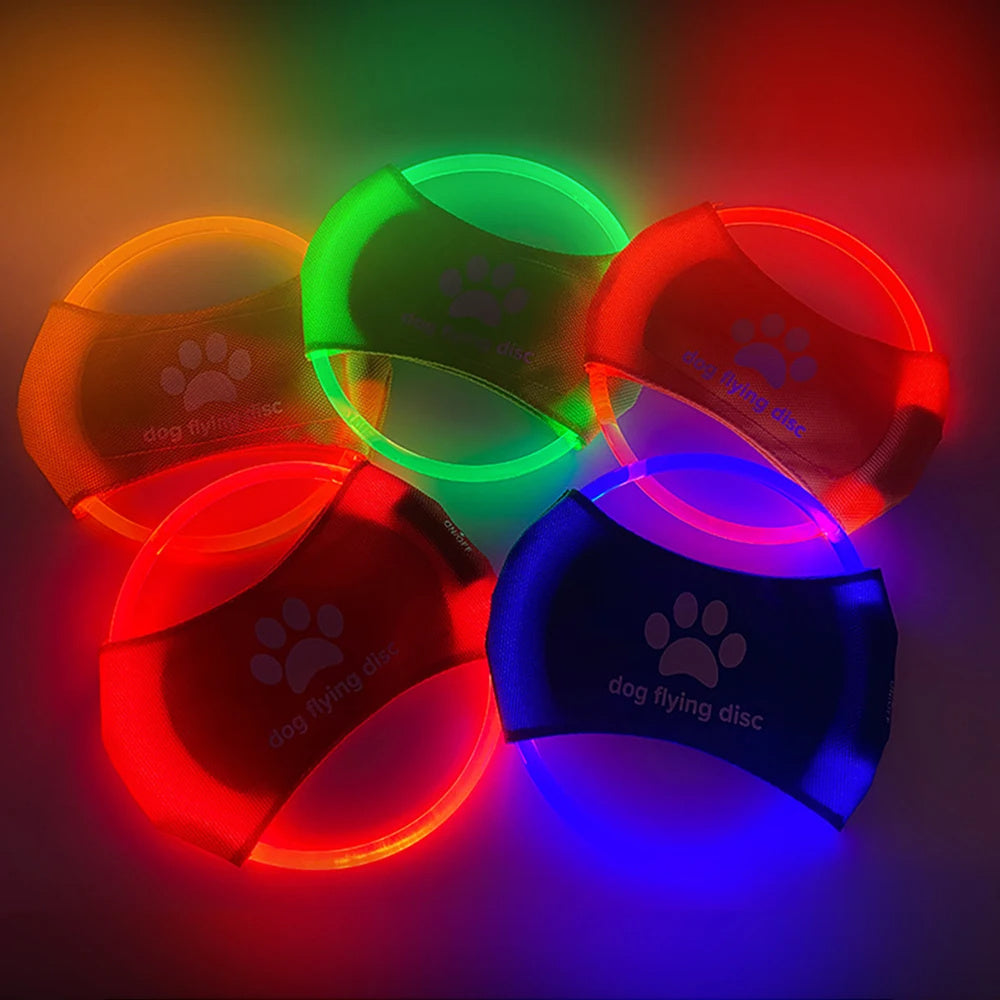 Flying LED Discs